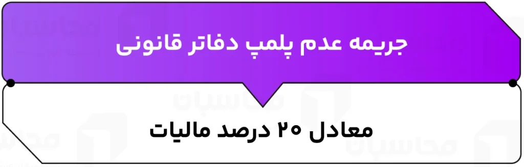 جریمه عدم ارائه دفاتر قانونی | بخشودگی جریمه عدم پلمپ دفاتر 2 جریمه عدم پلمپ دفاتر قانونی