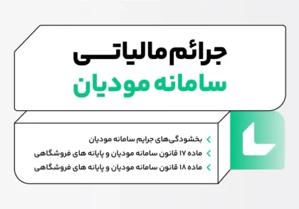 جرایم مالیاتی سامانه مودیان و پایانه های فروشگاهی