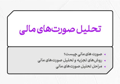 تحلیل صورت های مالی
