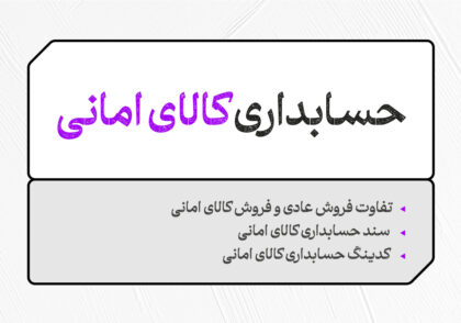 حسابداری کالای امانی