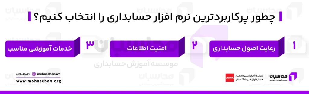 معرفی 14 تا از بهترین نرم افزار حسابداری در سال 1405 + مقایسه 2 چطور پرکاربردترین نرم افزار حسابداری را انتخاب کنیم؟