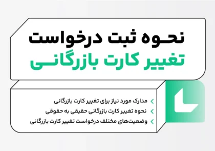 نحوه ثبت درخواست تغییر کارت بازرگانی