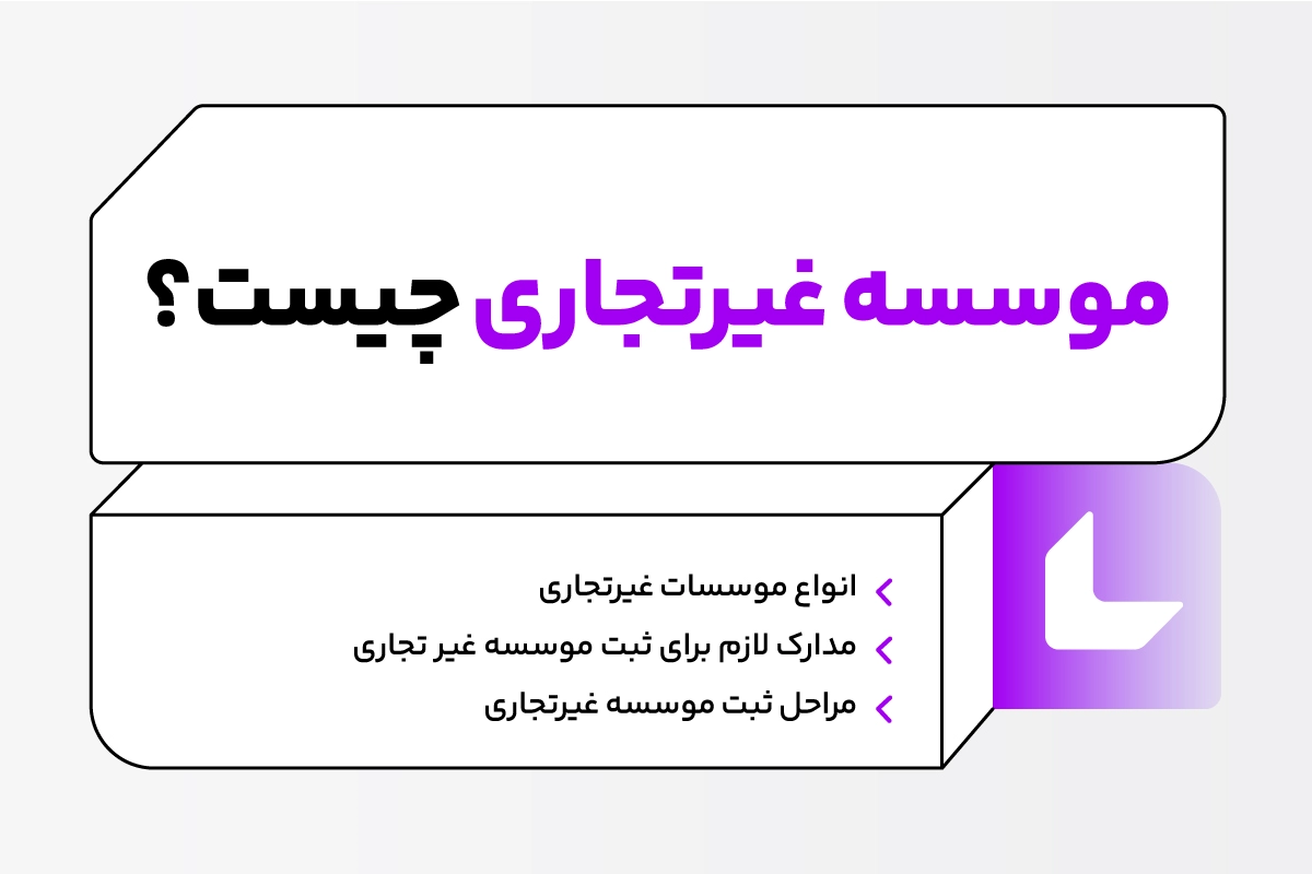 موسسه غیر تجاری چیست