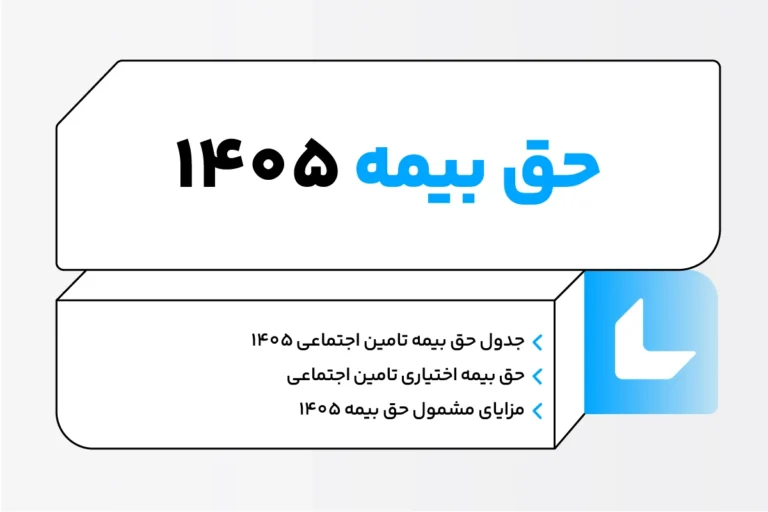 حق بیمه ۱۴۰۵ چقدر است؟ جدول حق بیمه تامین اجتماعی 1405 1 حق بیمه ۱۴۰۵